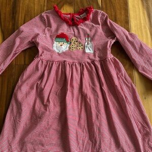 Stitchy Fish Santa embroidery dress size 8